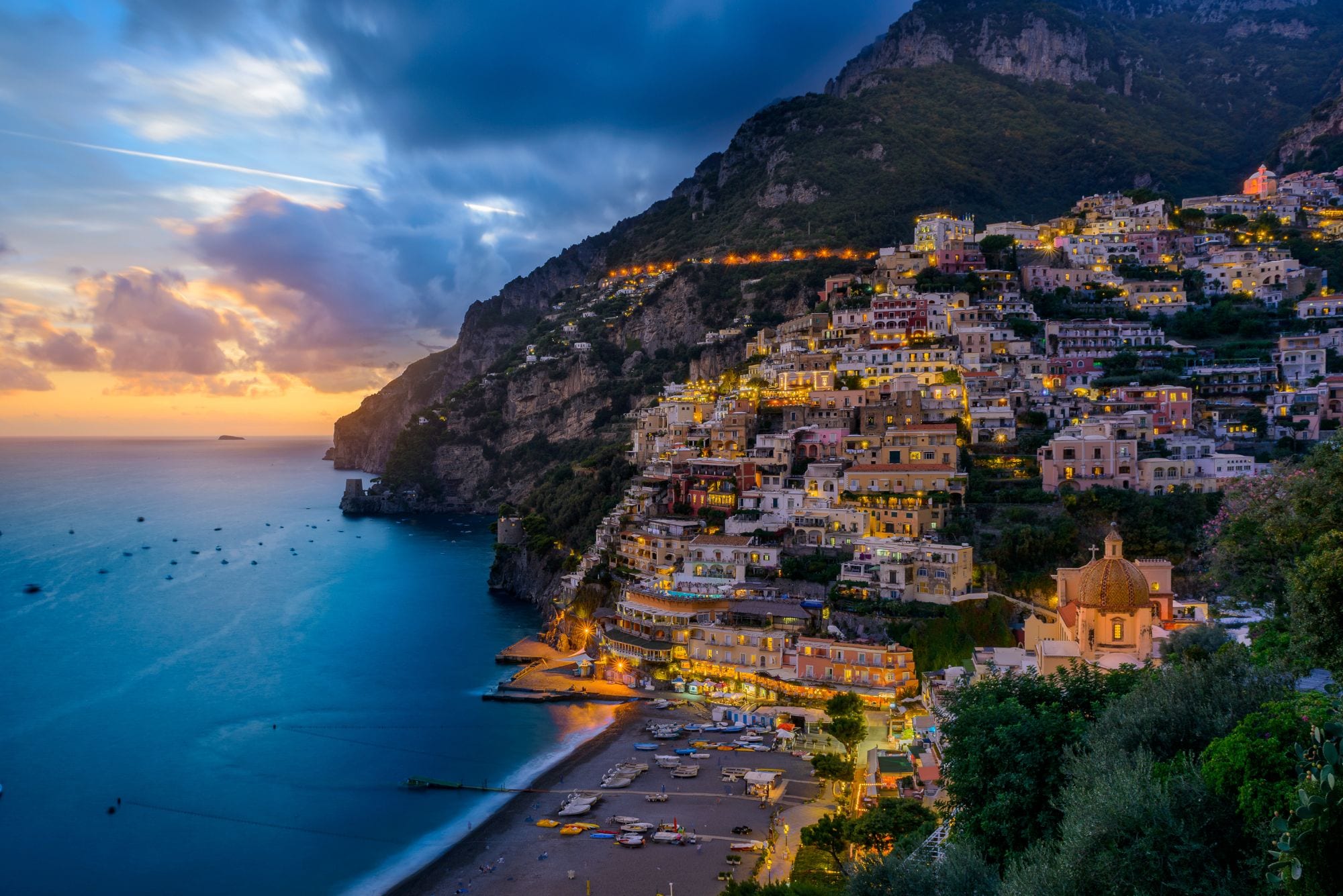 Positano Private Jet Charter Evojets