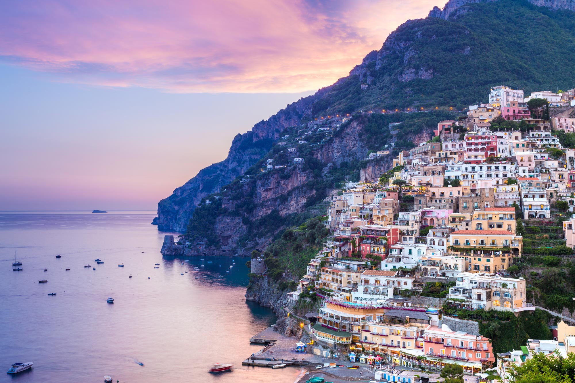 Amalfi Coast Private Jet Charter evoJets